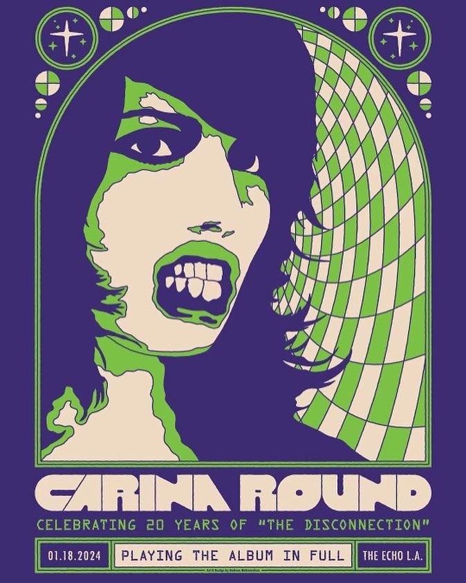 Carina Round and the 20 year celebration of The Disconnection played in full at The Echo + Echoplex in Los Angeles, CA, January 18, 2024