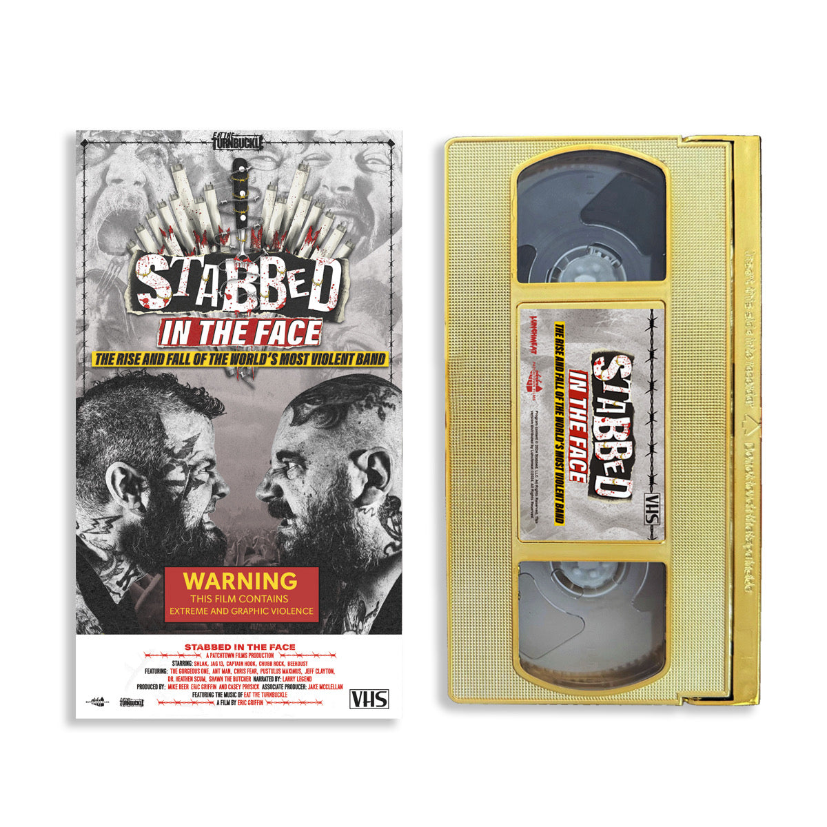 ETT 'Stabbed in The Face' Film on VHS