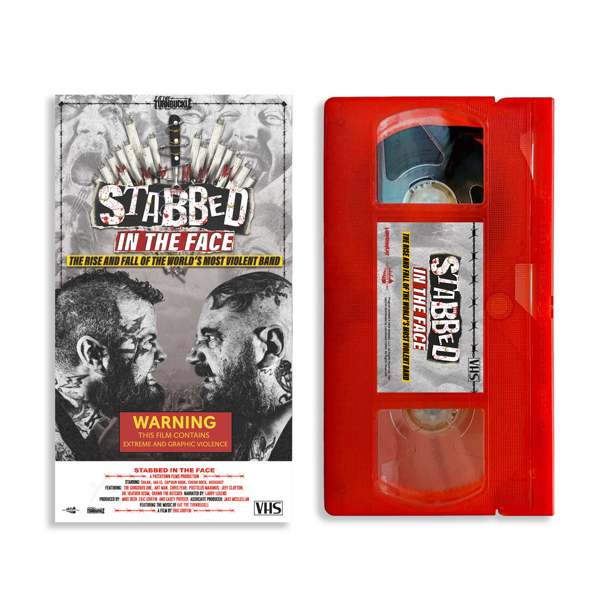 ETT 'Stabbed in The Face' Film on VHS