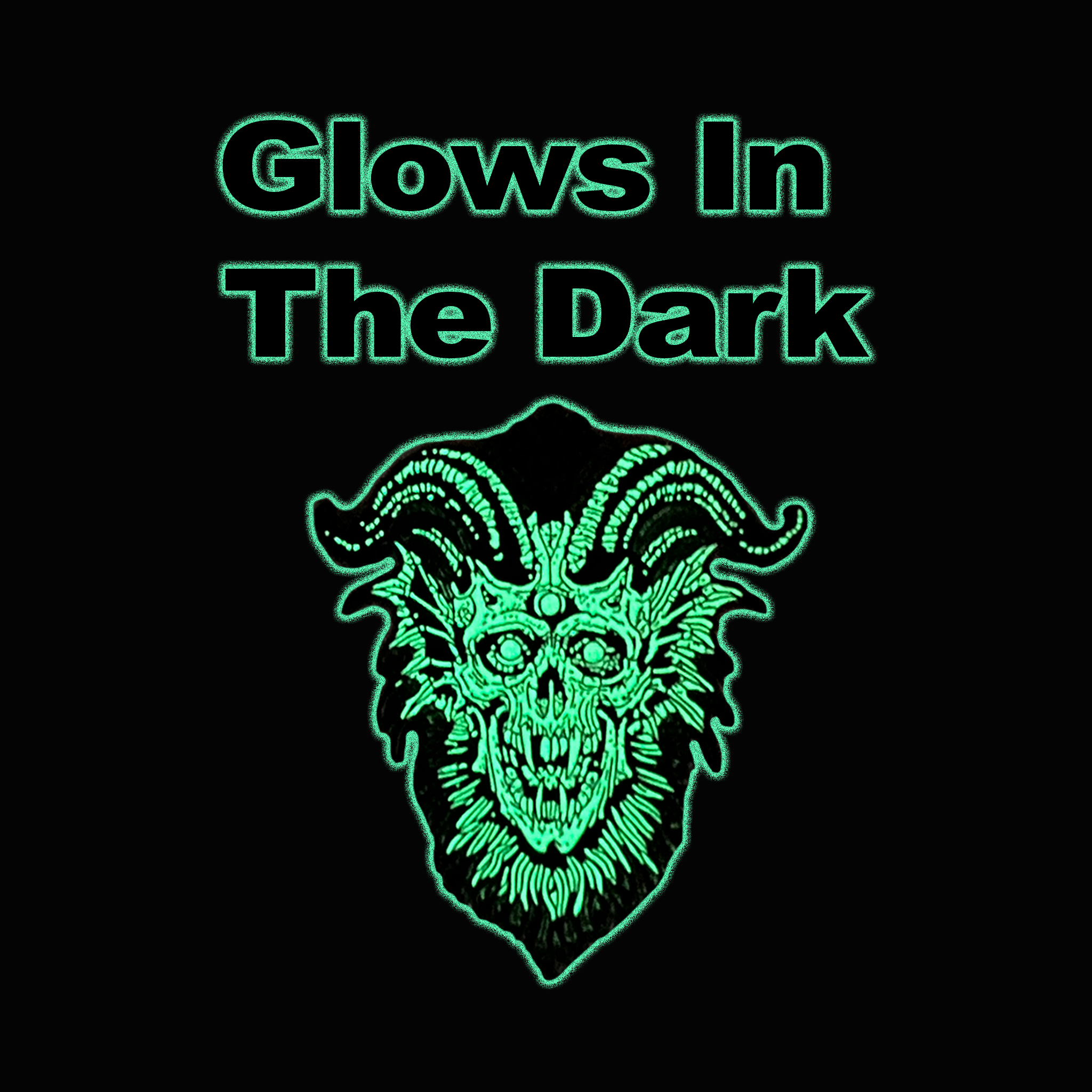 Ick Abrams GLOW IN THE DARK Enamel Pin