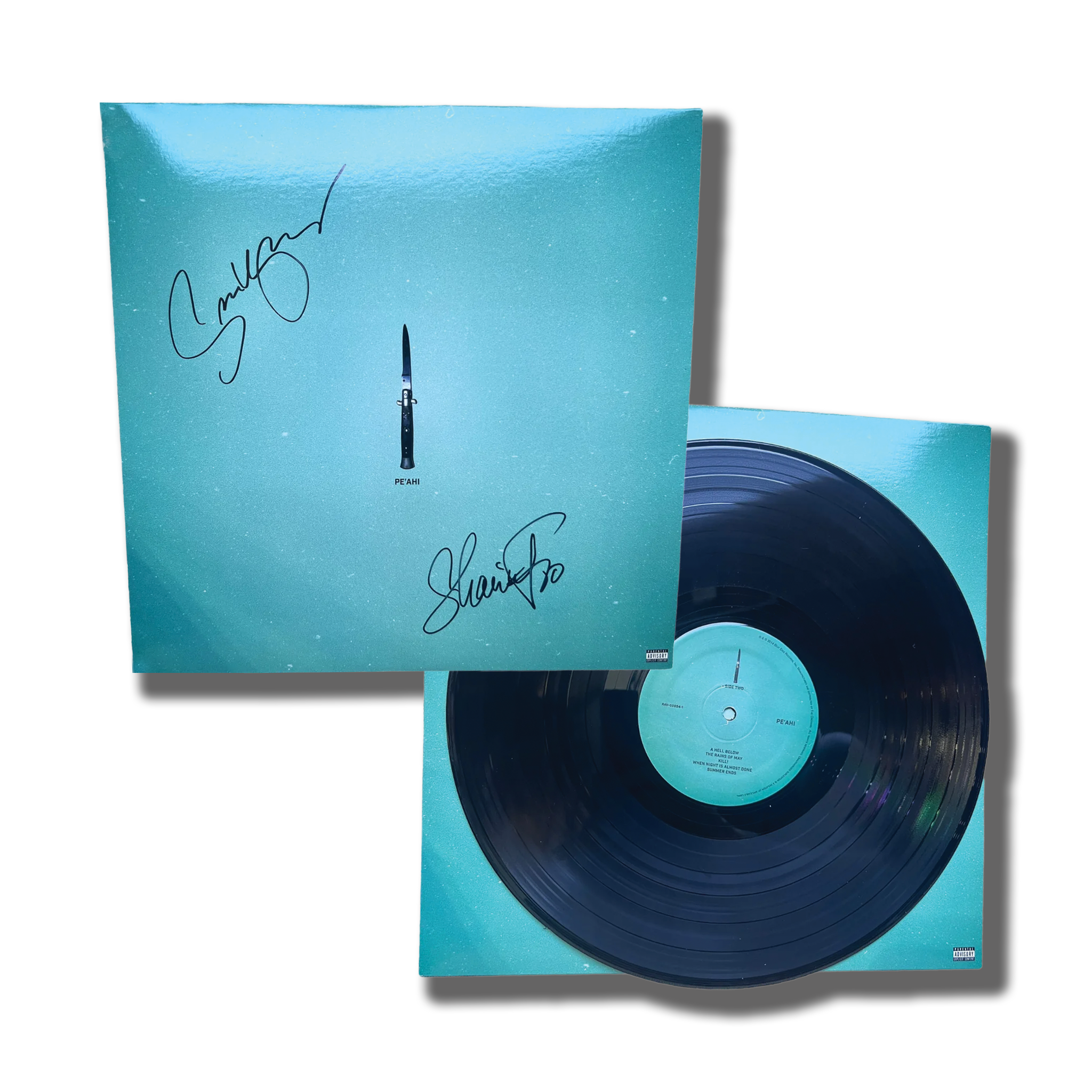 Raveonettes AUTOGRAPHED PE'AHI VINYL