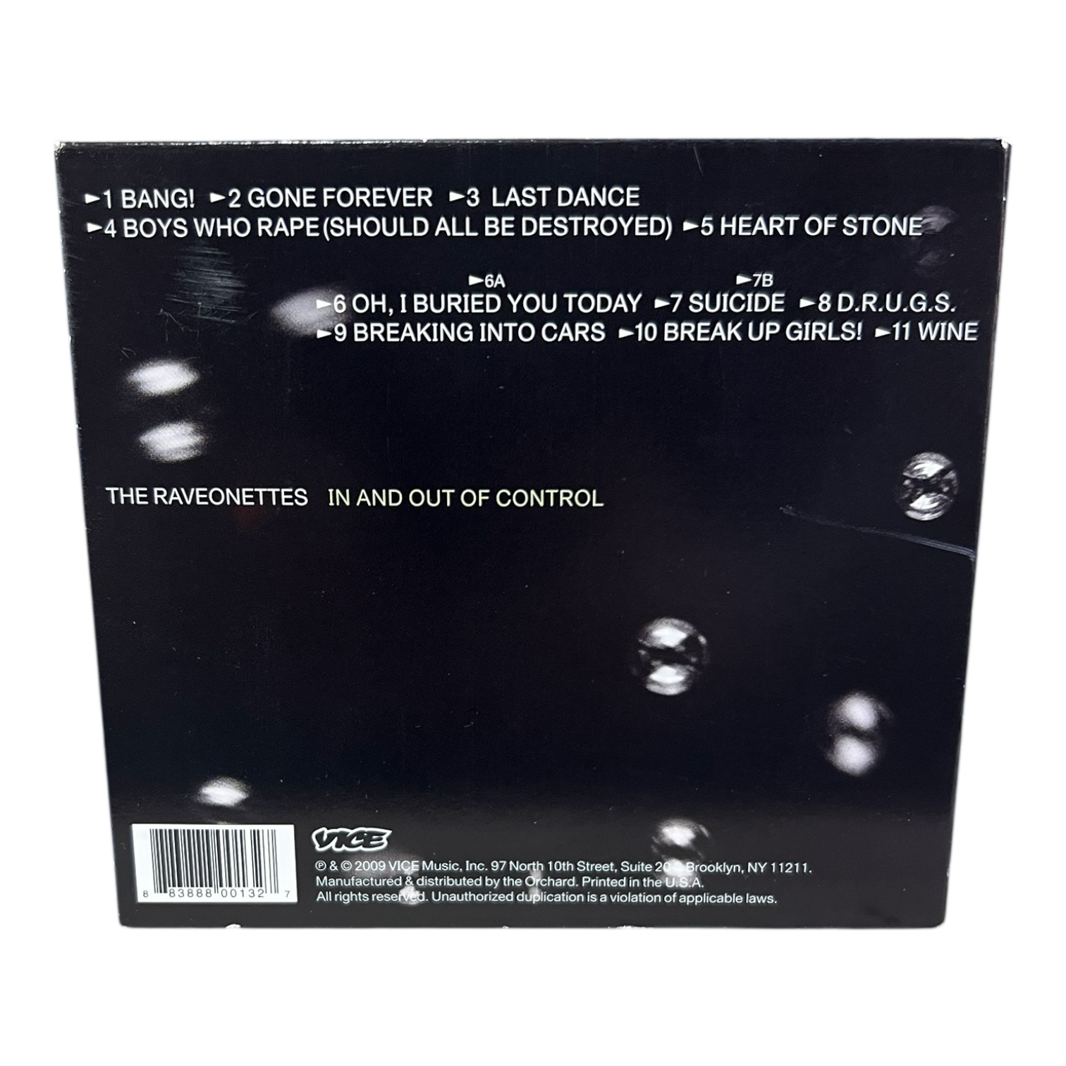 Raveonettes In & Out Of Control CD