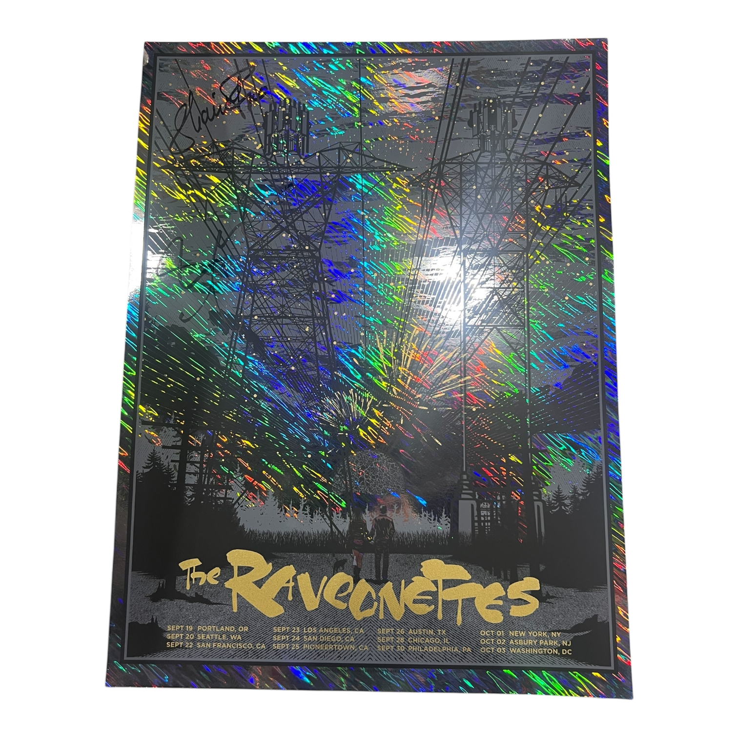 Raveonettes 2025 Tour Poster