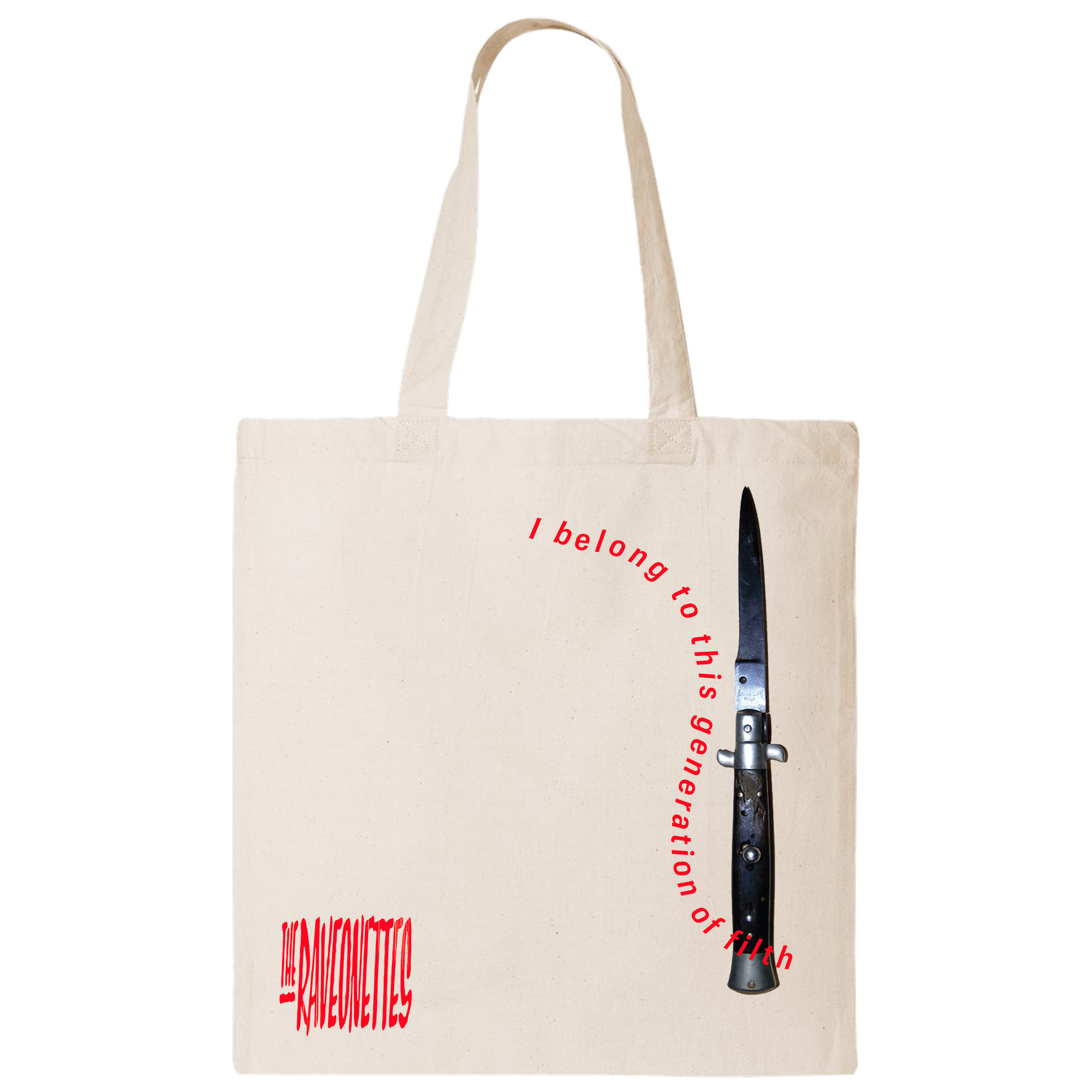 Raveonettes FILTH Tote Tan
