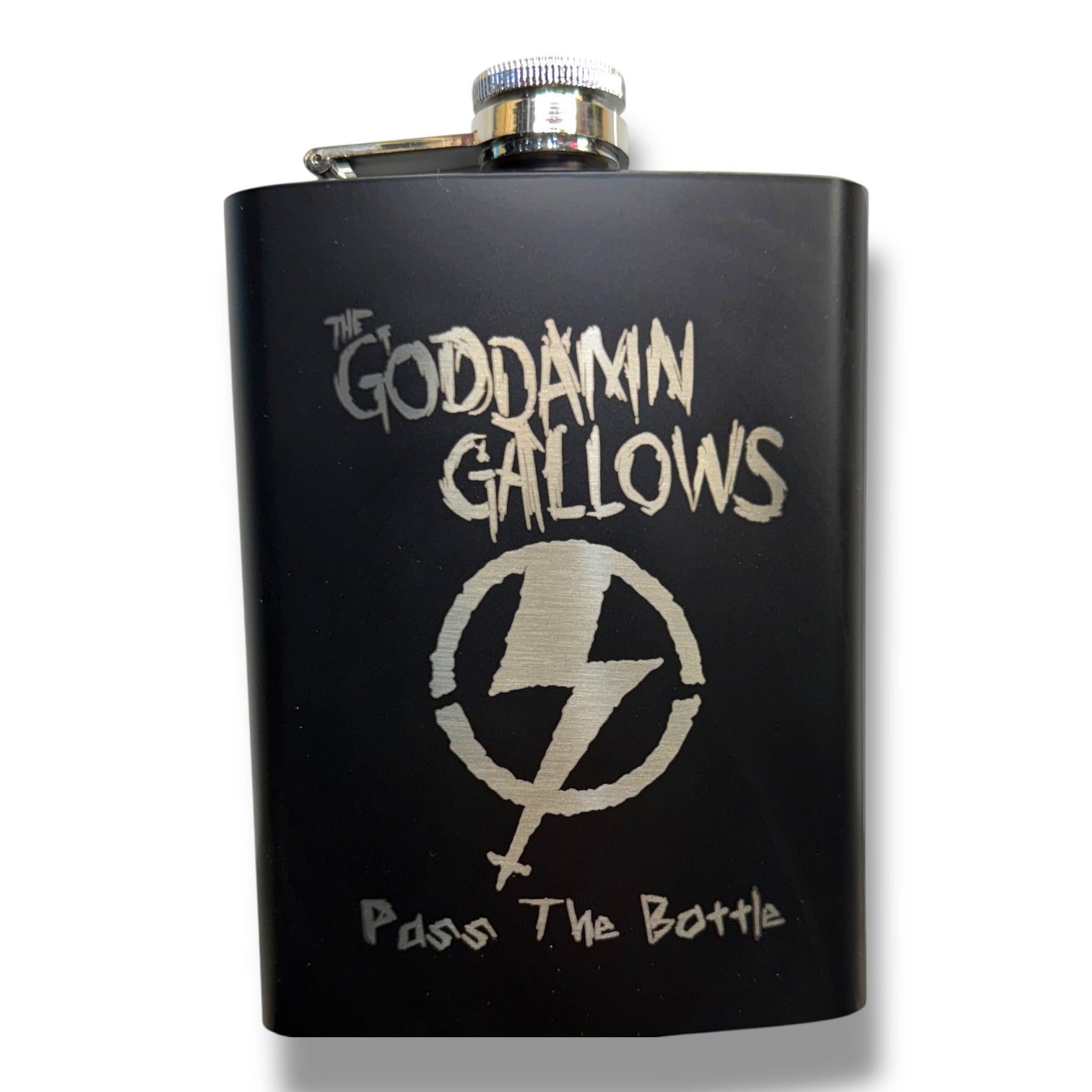 Goddamn Gallows Metal Flask