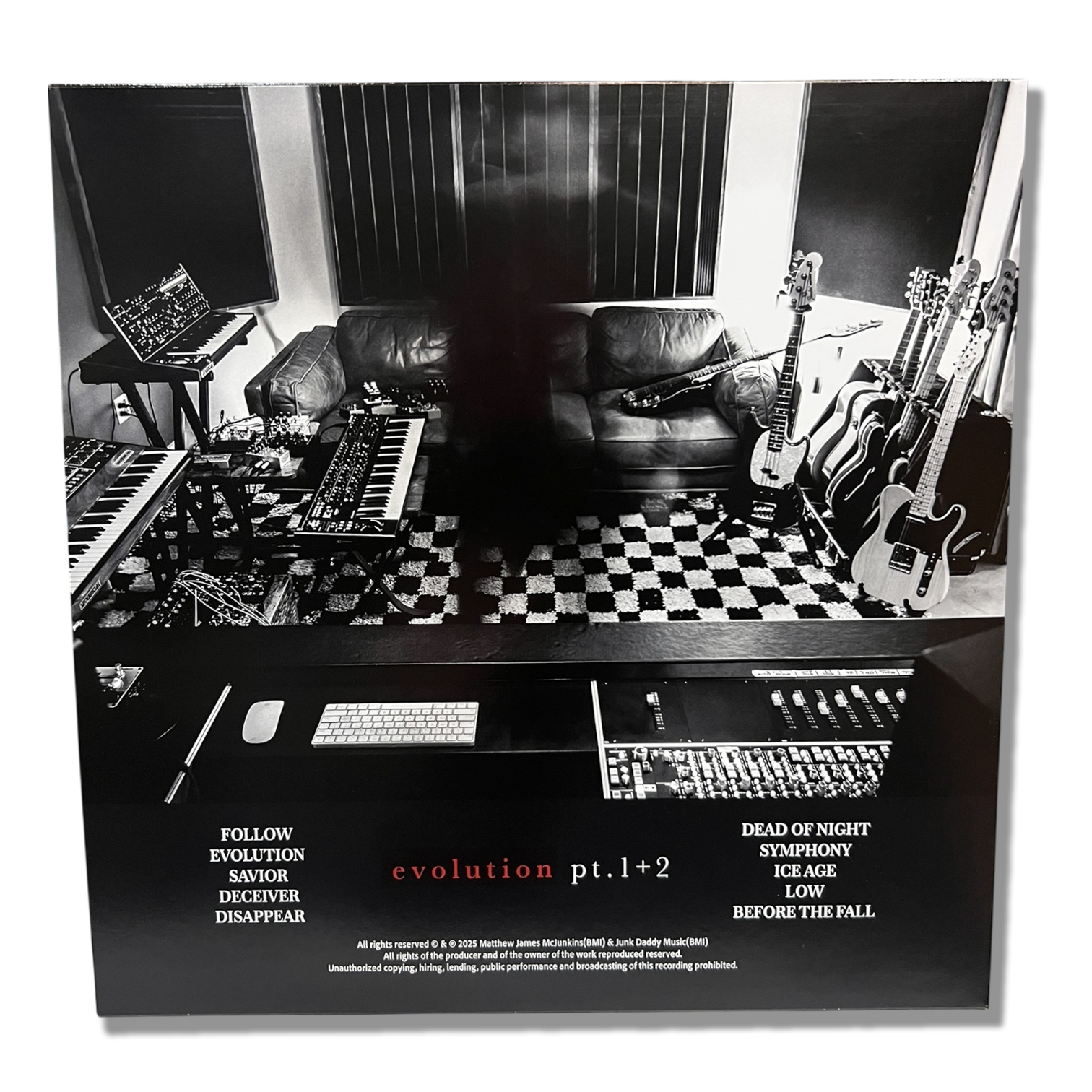 Matt McJunkins Evolution pt. 1+2 Vinyl (Black & Grey Swirl) AUTOGRAPHED Edition of 70