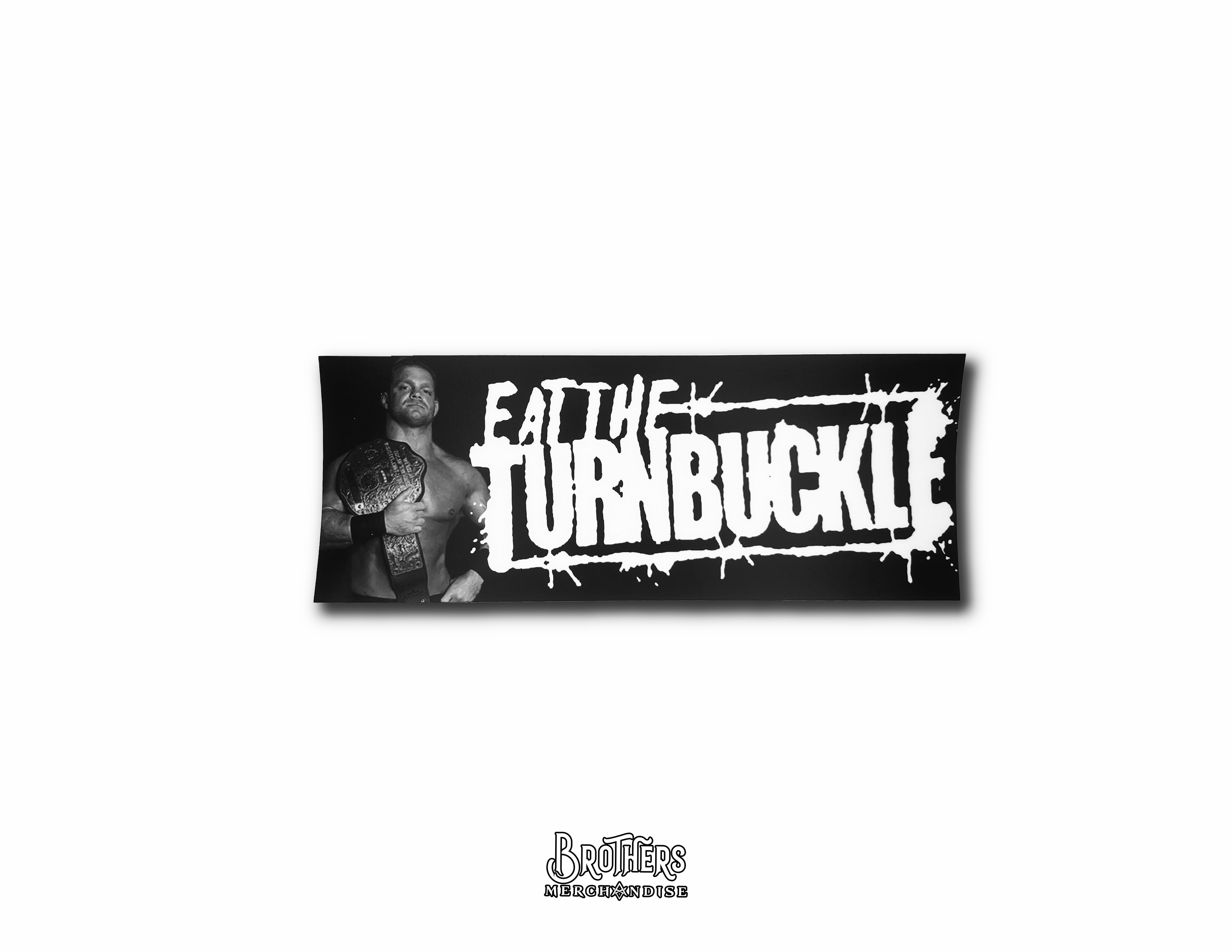 Eat The Turnbuckle Undefeated Bumper Sticker