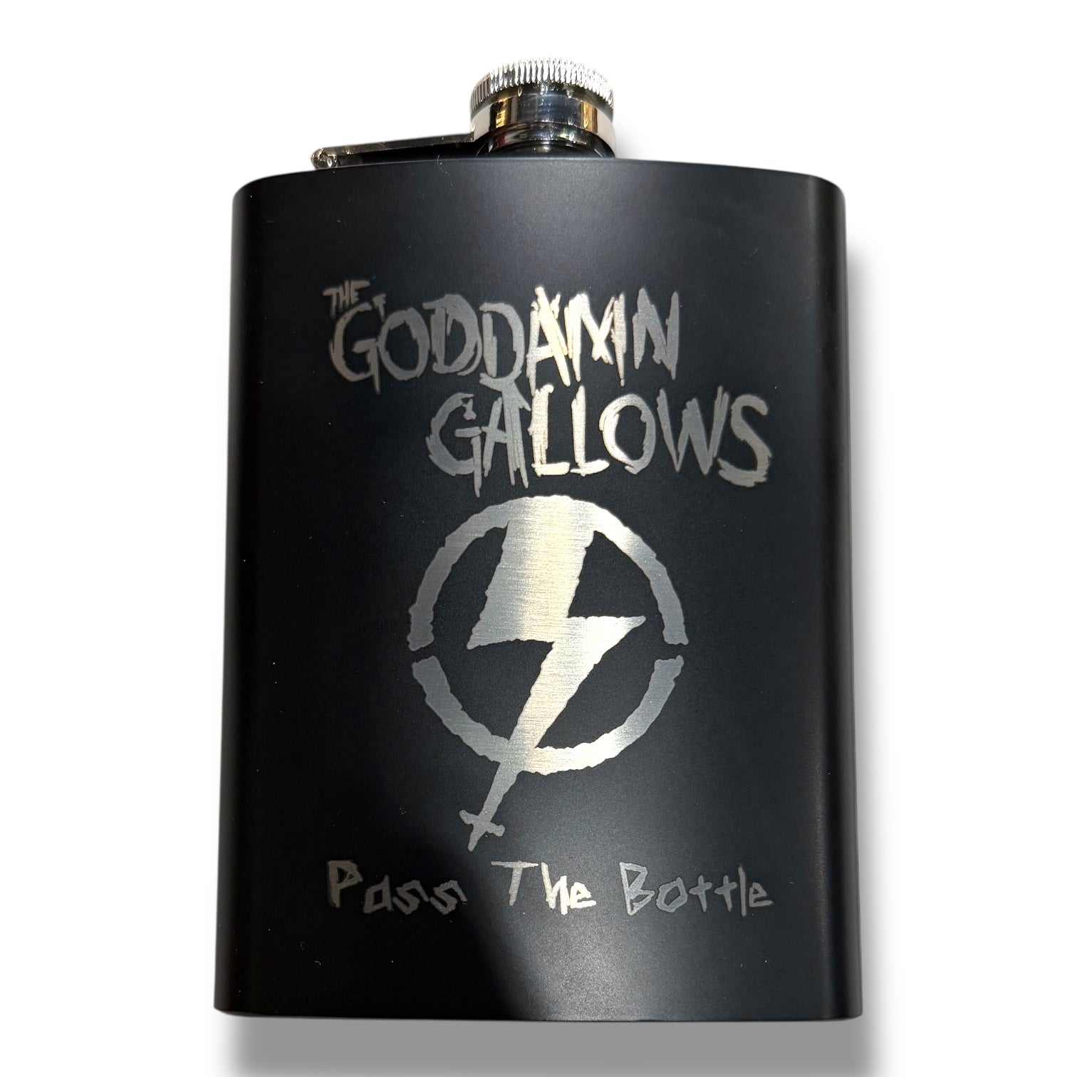 Goddamn Gallows Metal Flask