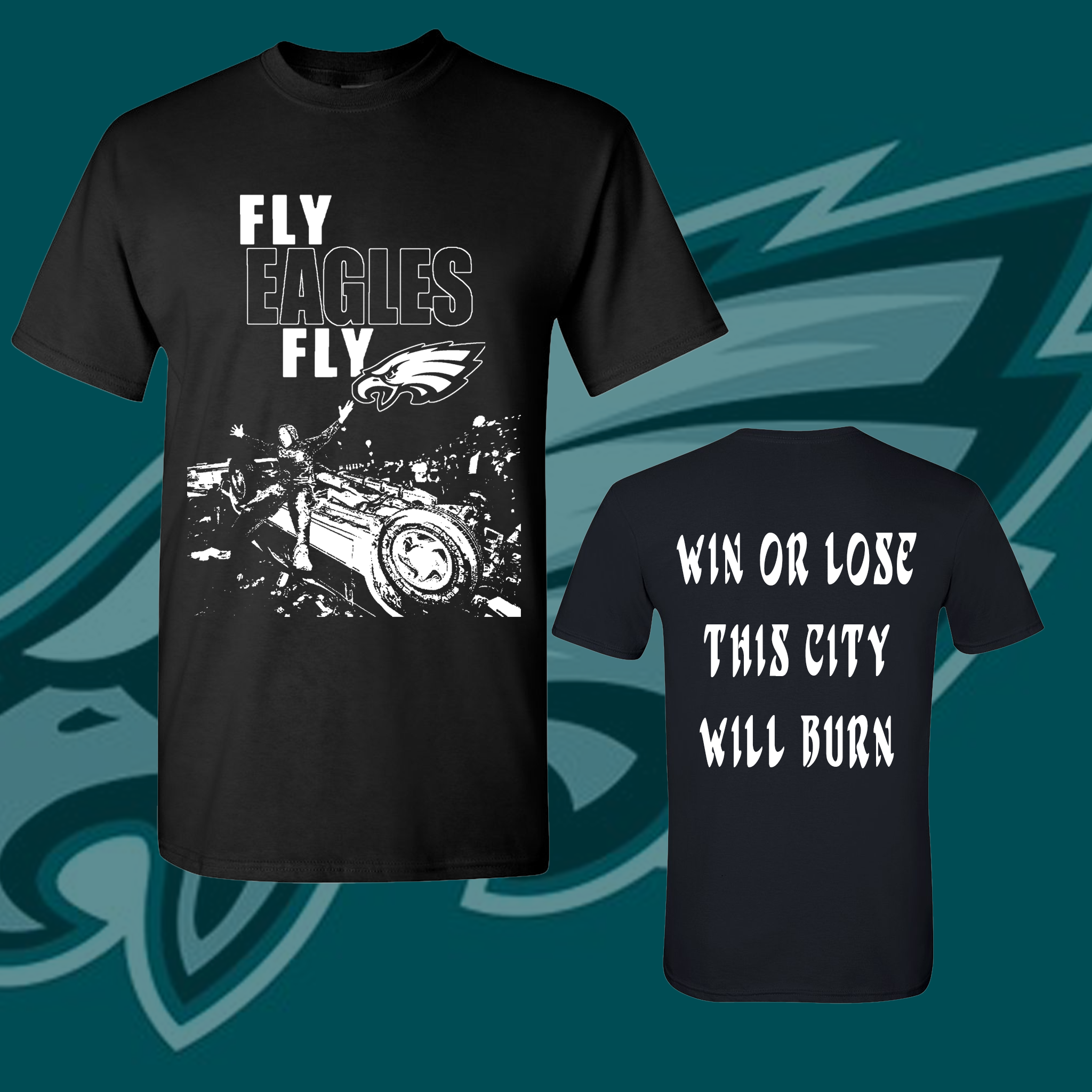 Fly Eagles Fly Car Party