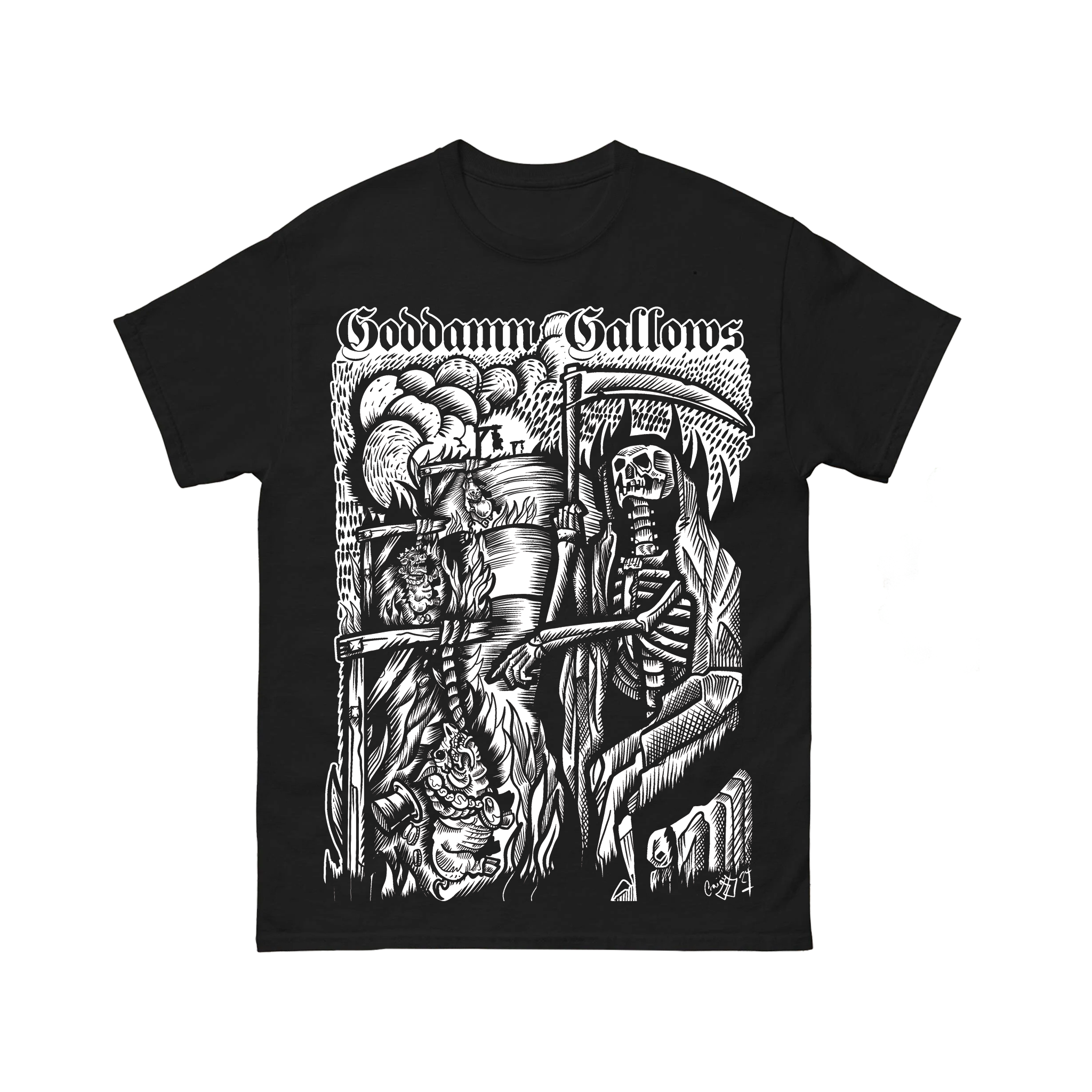 Goddamn Gallows CARVED Tee