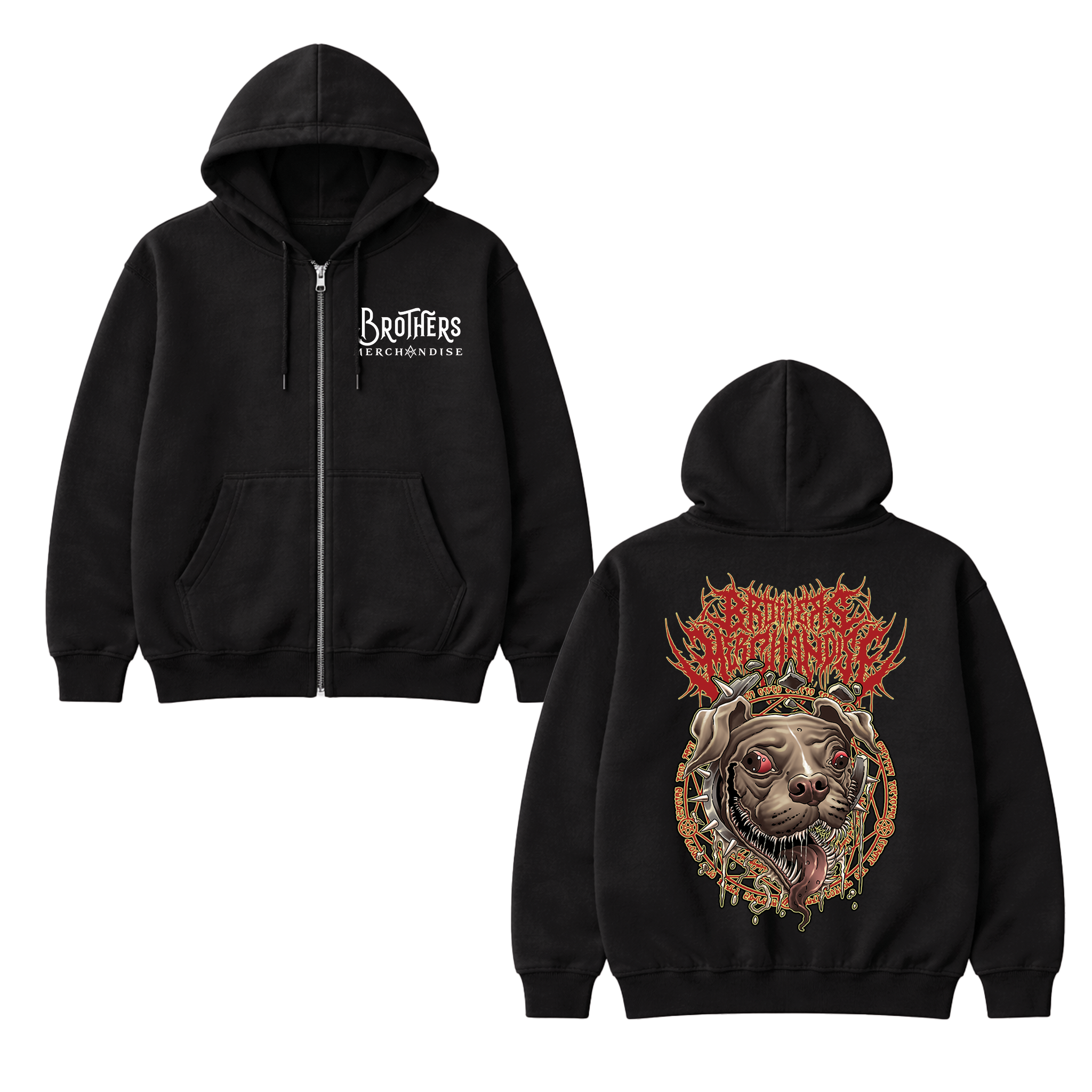 Brothers Merch Chong Zip Hoodie