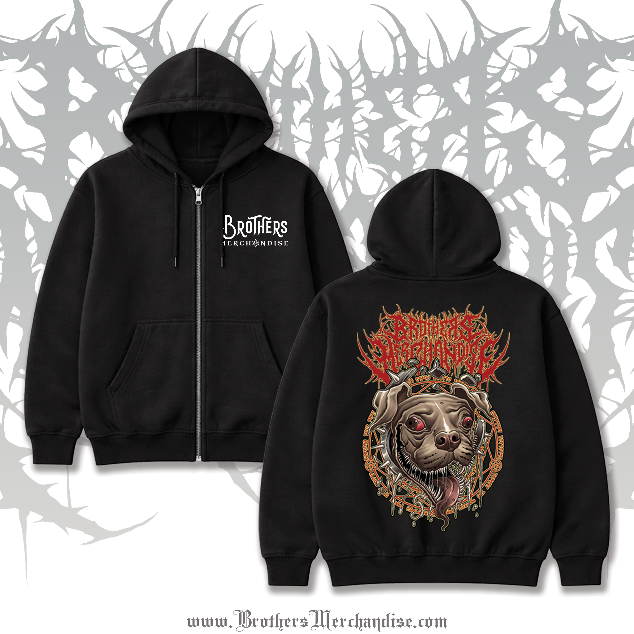 Brothers Merch Chong Zip Hoodie