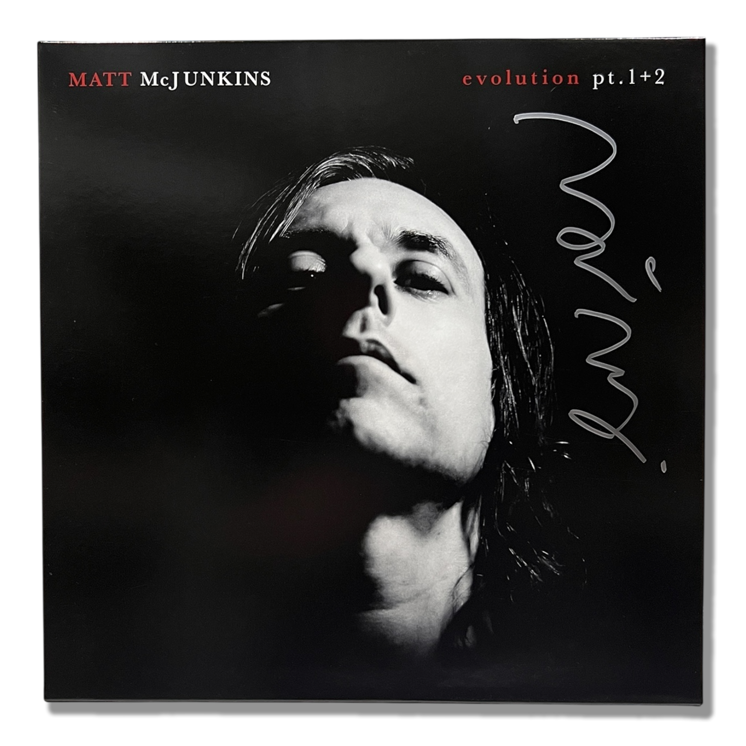 Matt McJunkins Evolution pt. 1+2 Vinyl (Black & Grey Swirl) AUTOGRAPHED Edition of 70