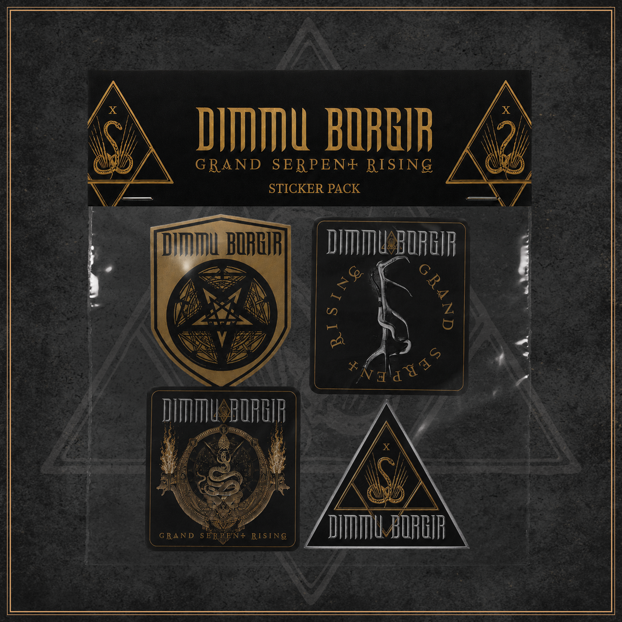 Dimmu Borgir Sticker Pack (4 Stickers)