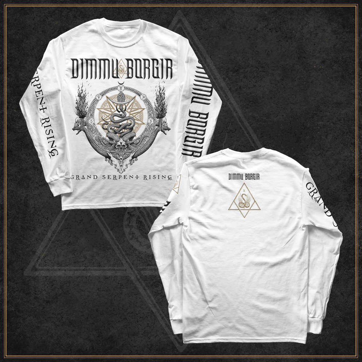 Dimmu Borgir GSR White Long Sleeve