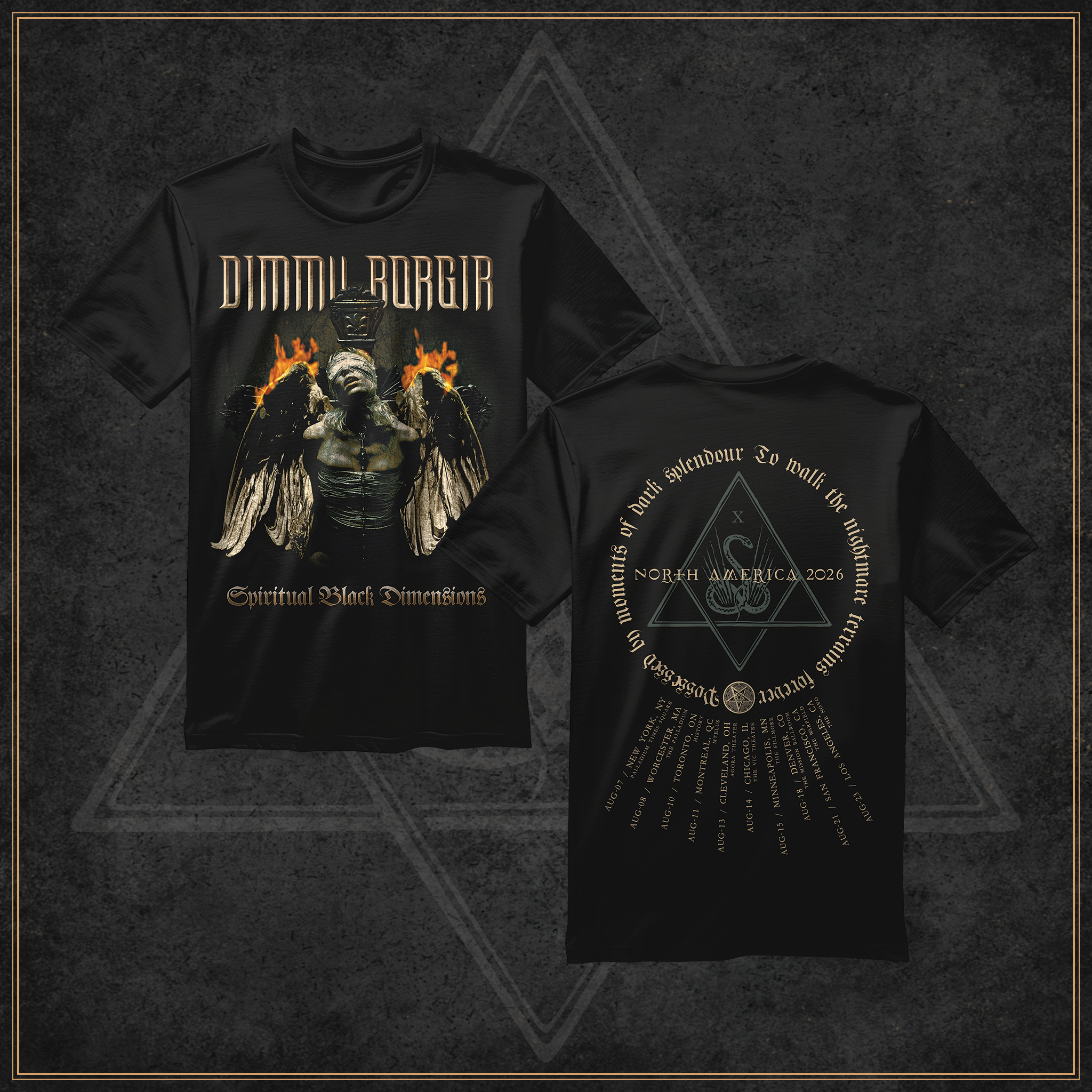 Dimmu Borgir Spiritual Tour Tee 2026