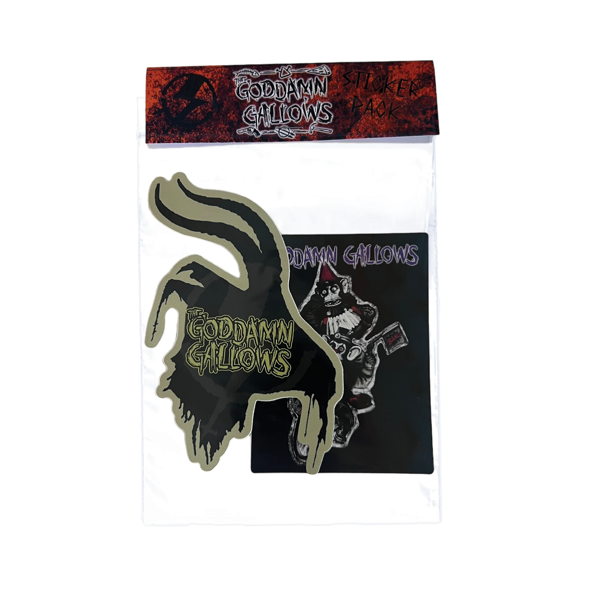 Goddamn Gallows Goat and Monkeys Sticker Pack