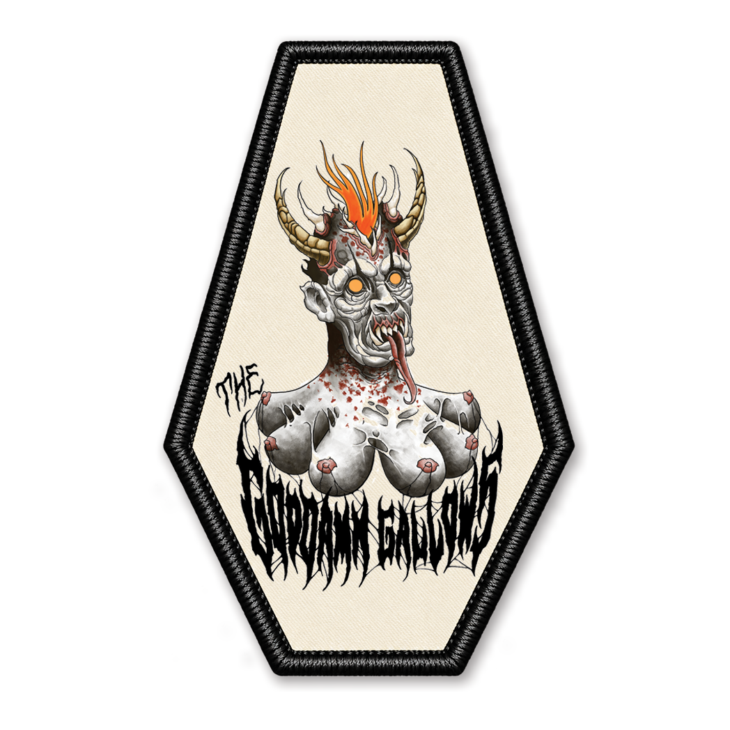 Goddamn Gallows Titty Demon 5" Patch