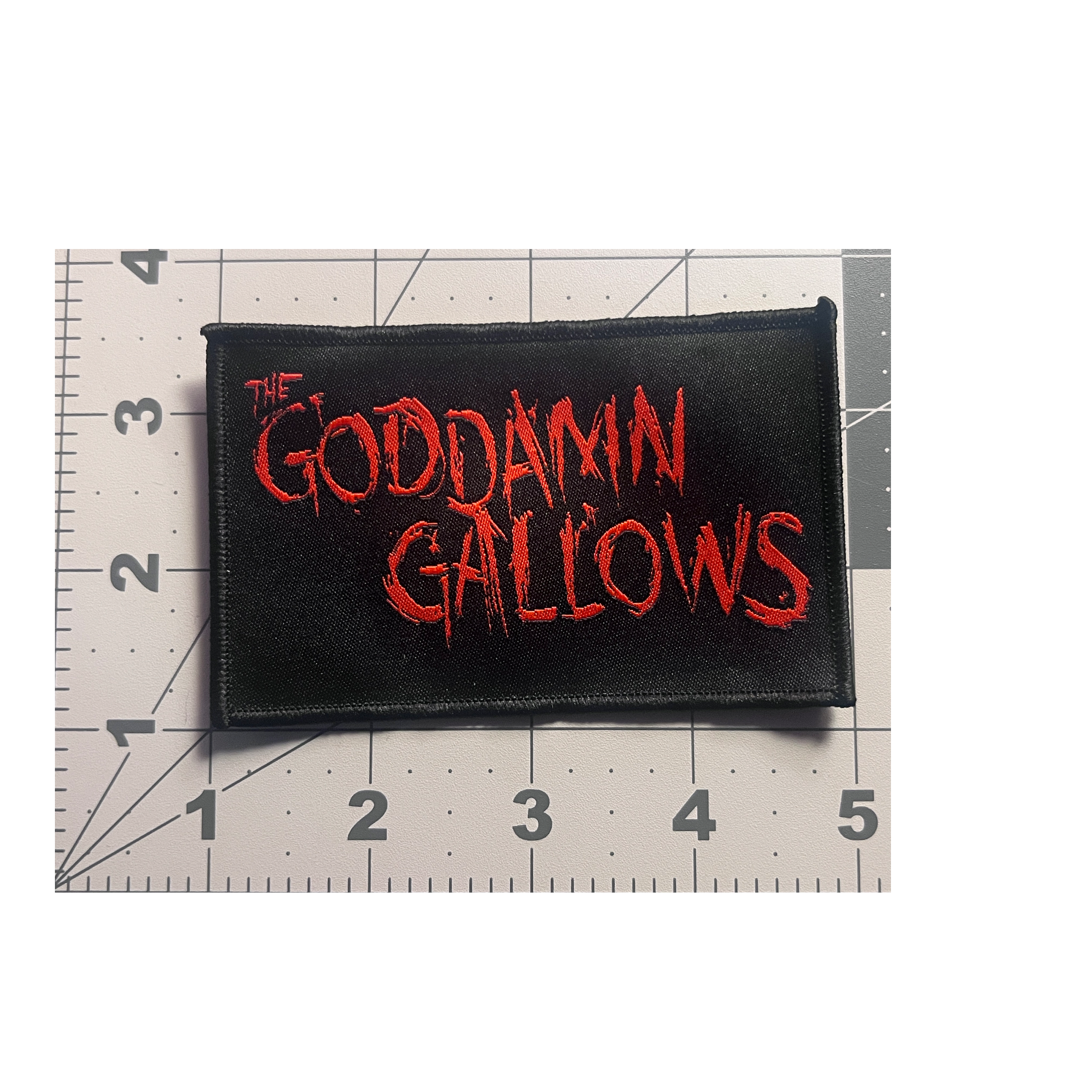Goddamn Gallows Embroidered Patches