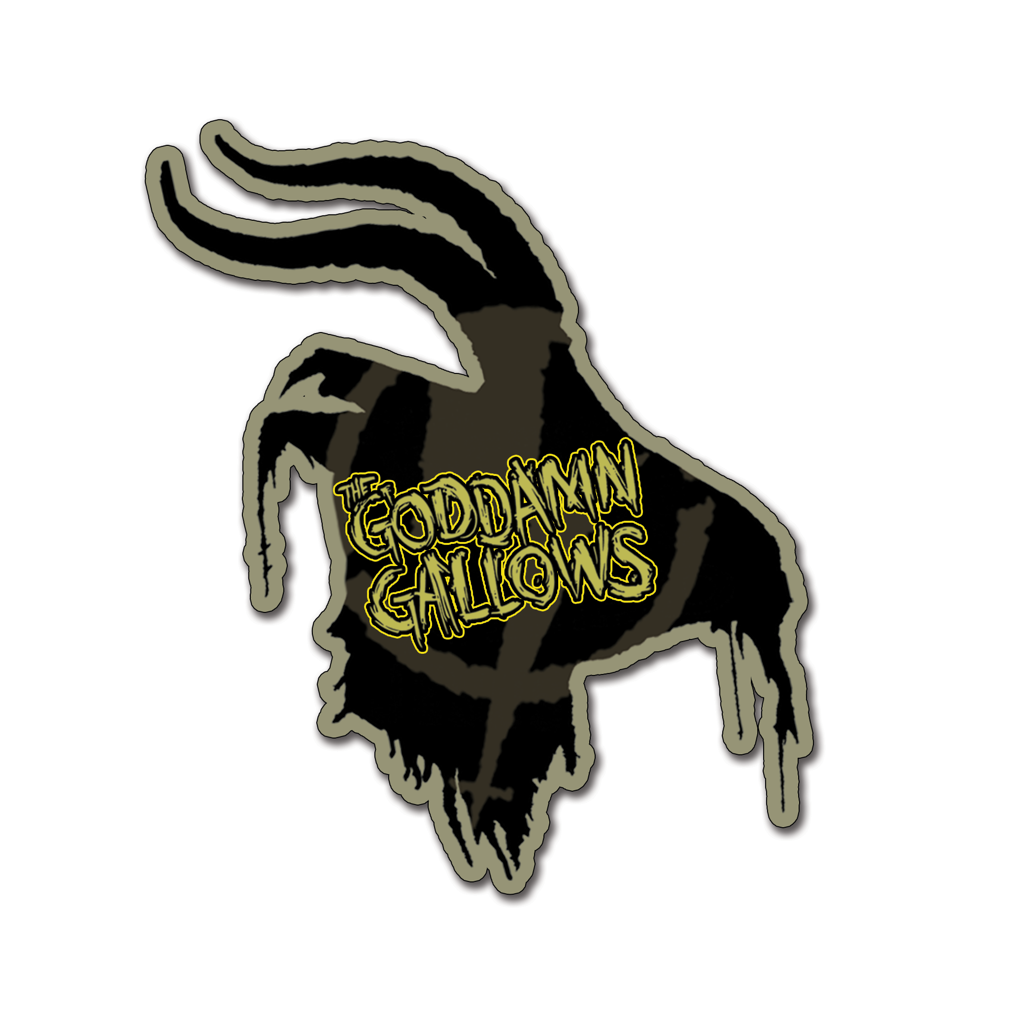 Goddamn Gallows Goat and Monkeys Sticker Pack