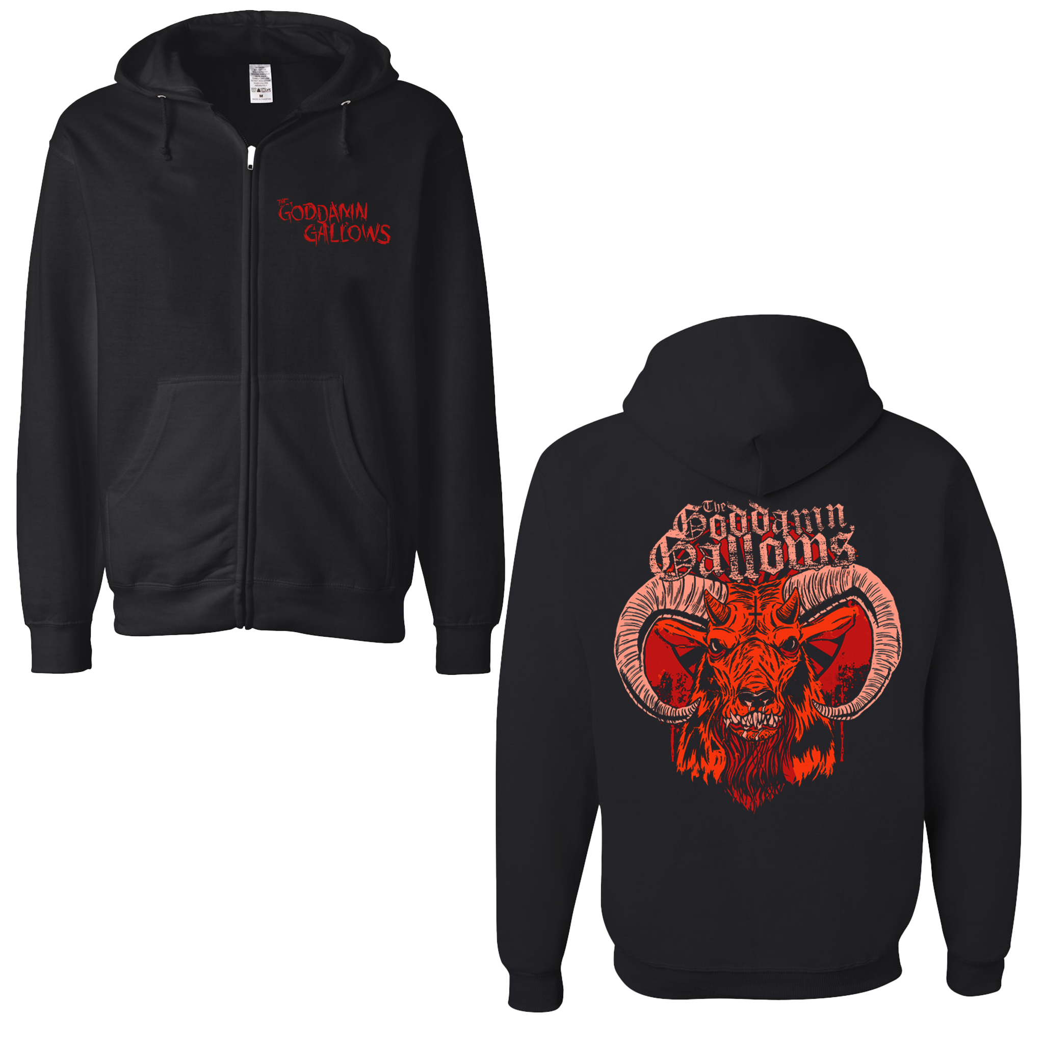 Goddamn Gallows RAM Zip Hoodie