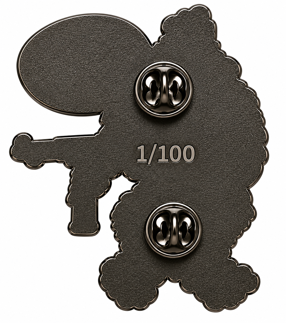 Goddamn Gallows Limited Edition Armed Monkey Enamel Pin (Numbered & Glow In the Dark)