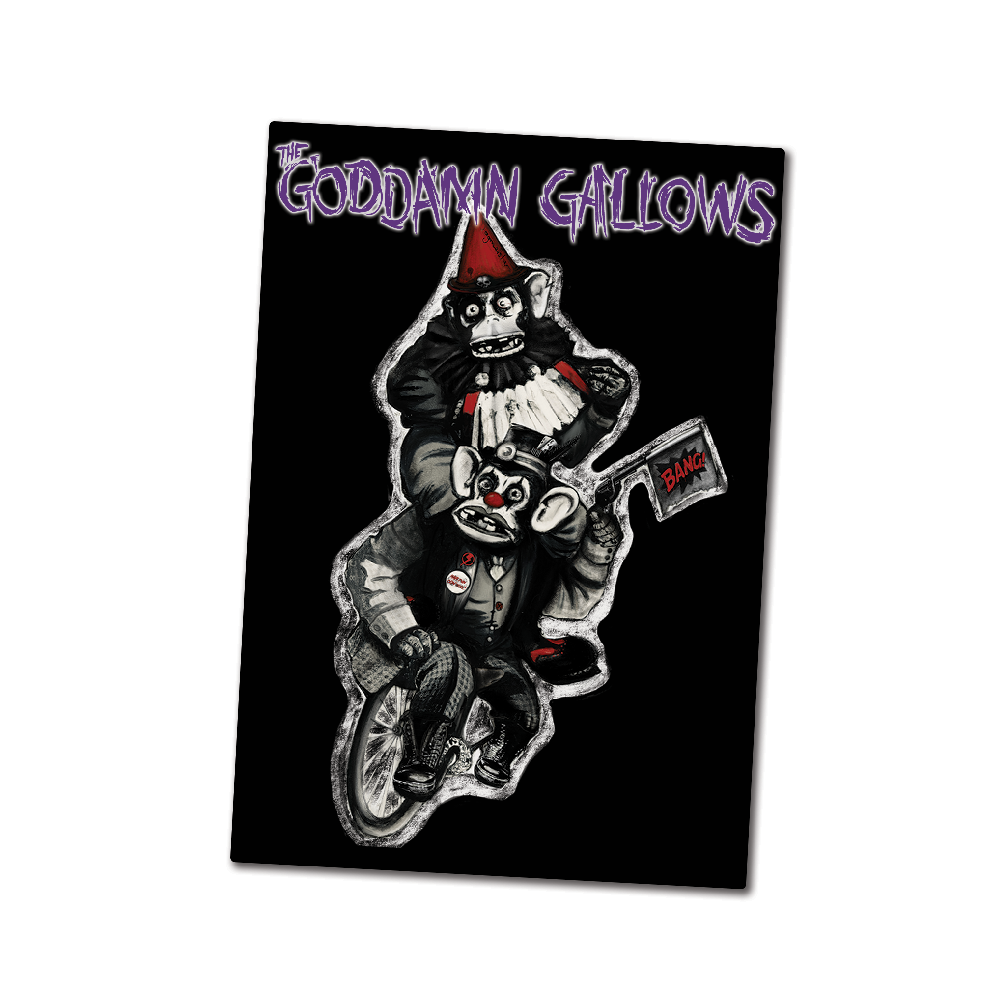 Goddamn Gallows Goat and Monkeys Sticker Pack