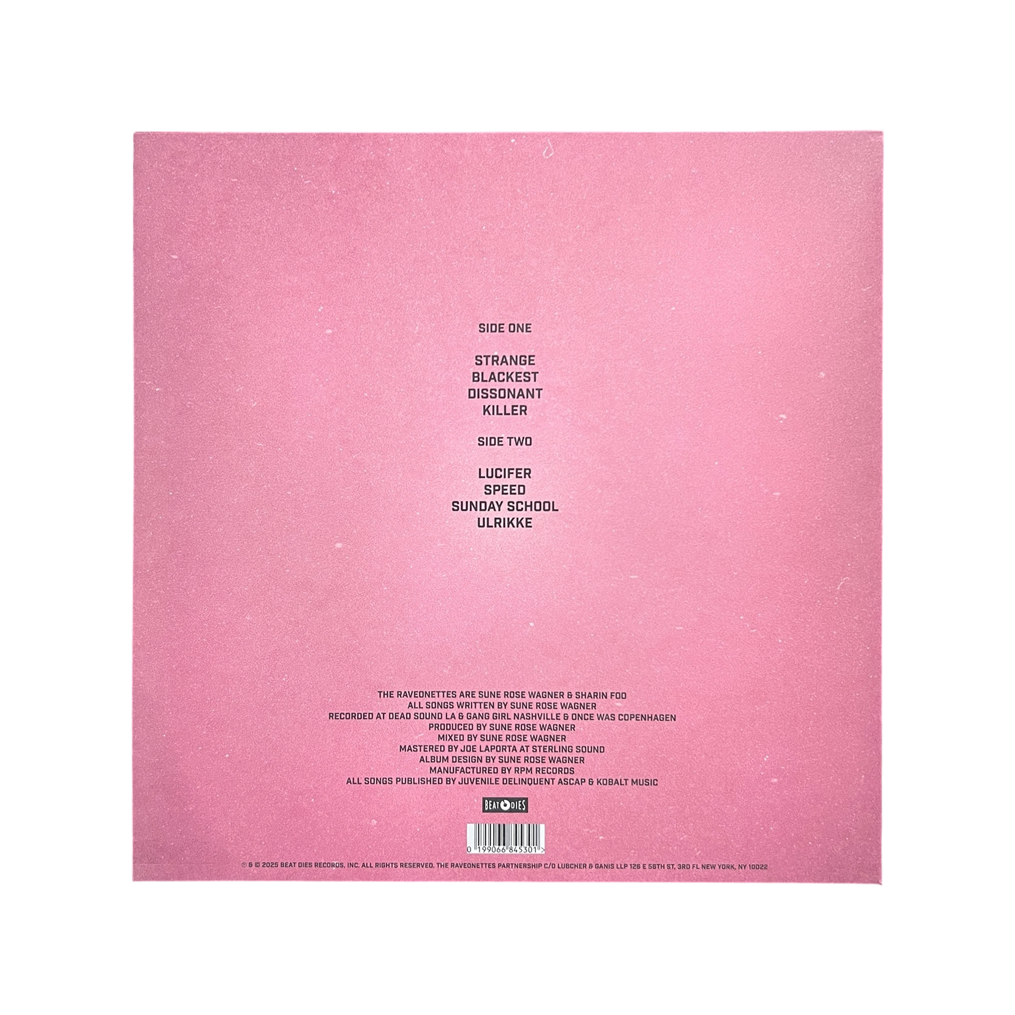 Raveonettes PE'AHI II VINYL (Limited Edition Green/Pink Swirls)