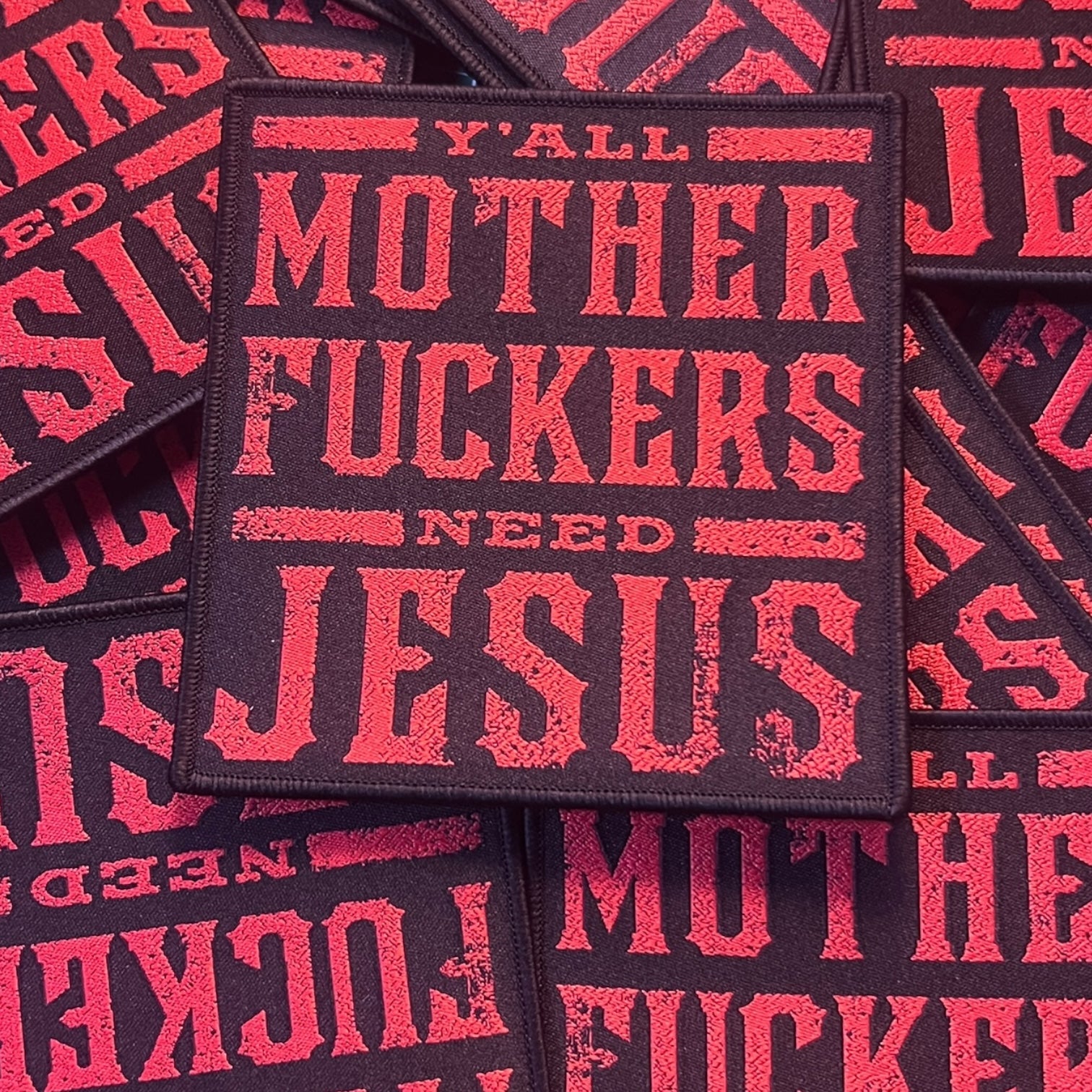 Goddamn Gallows Embroidered YA'LL MF Patch