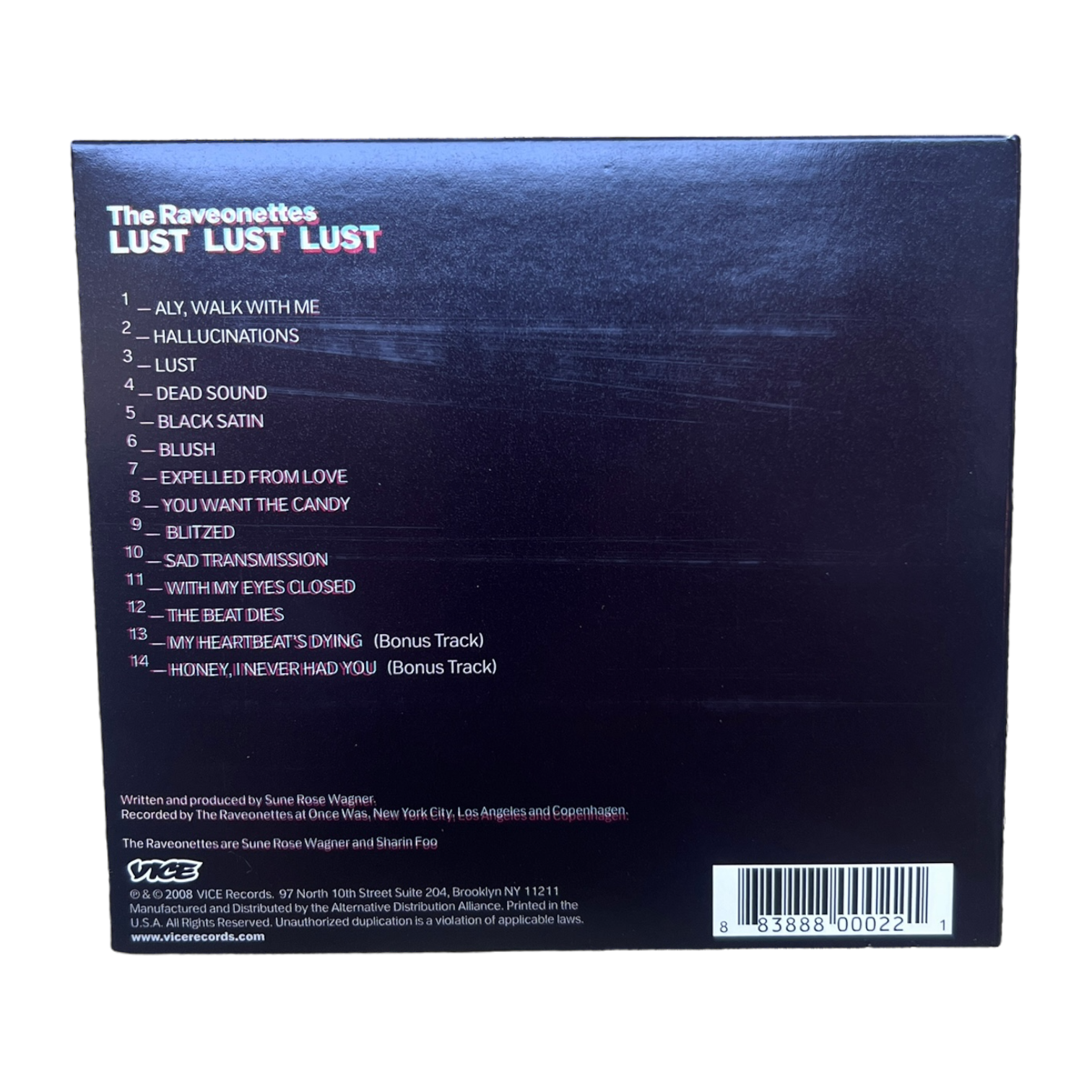 Raveonettes LUST LUST LUST CD