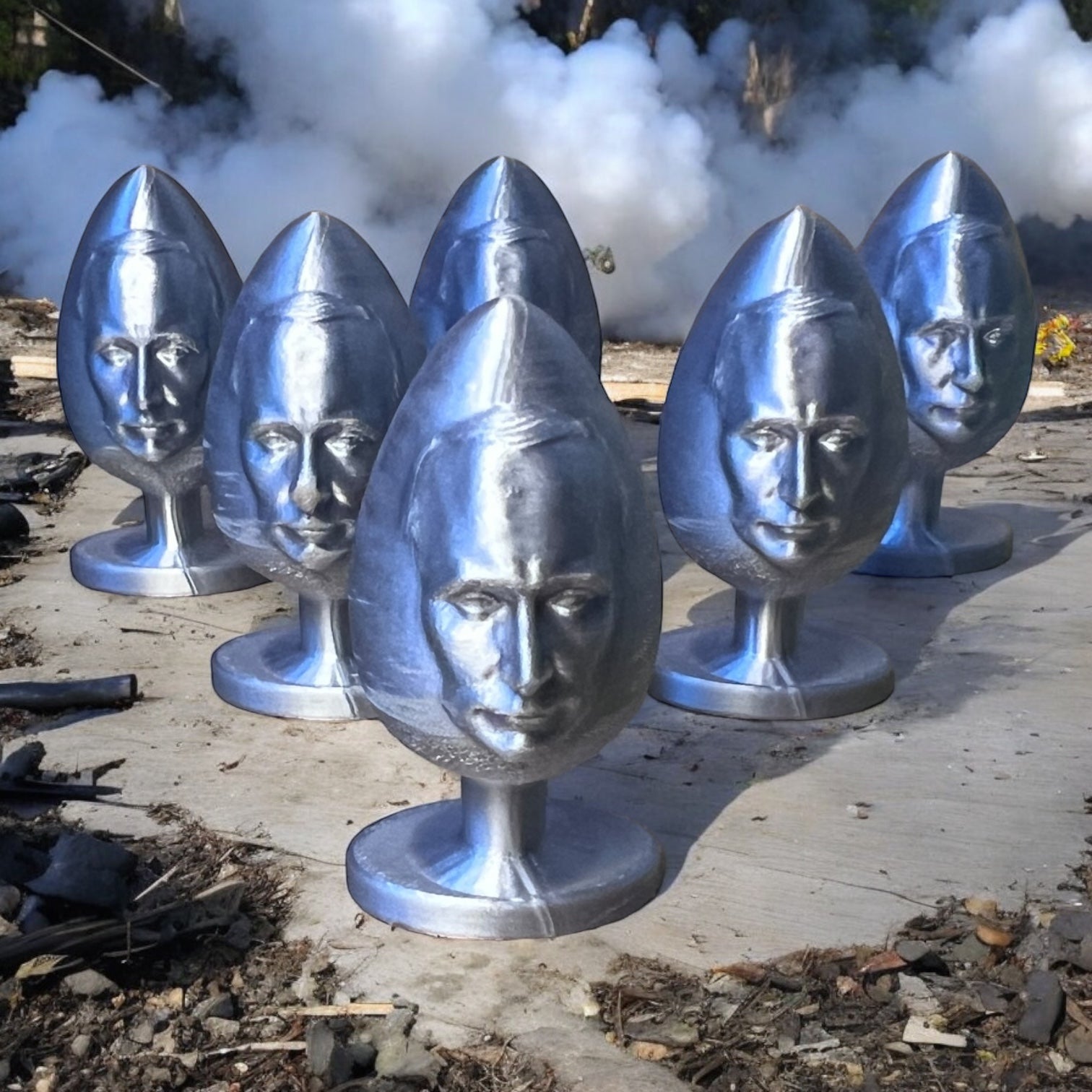 Plastic Chrome PUTIN BUTT PLUGS | Brothers Merchandise Plastic Chrome PUTIN BUTT PLUGS | Brothers Merchandise