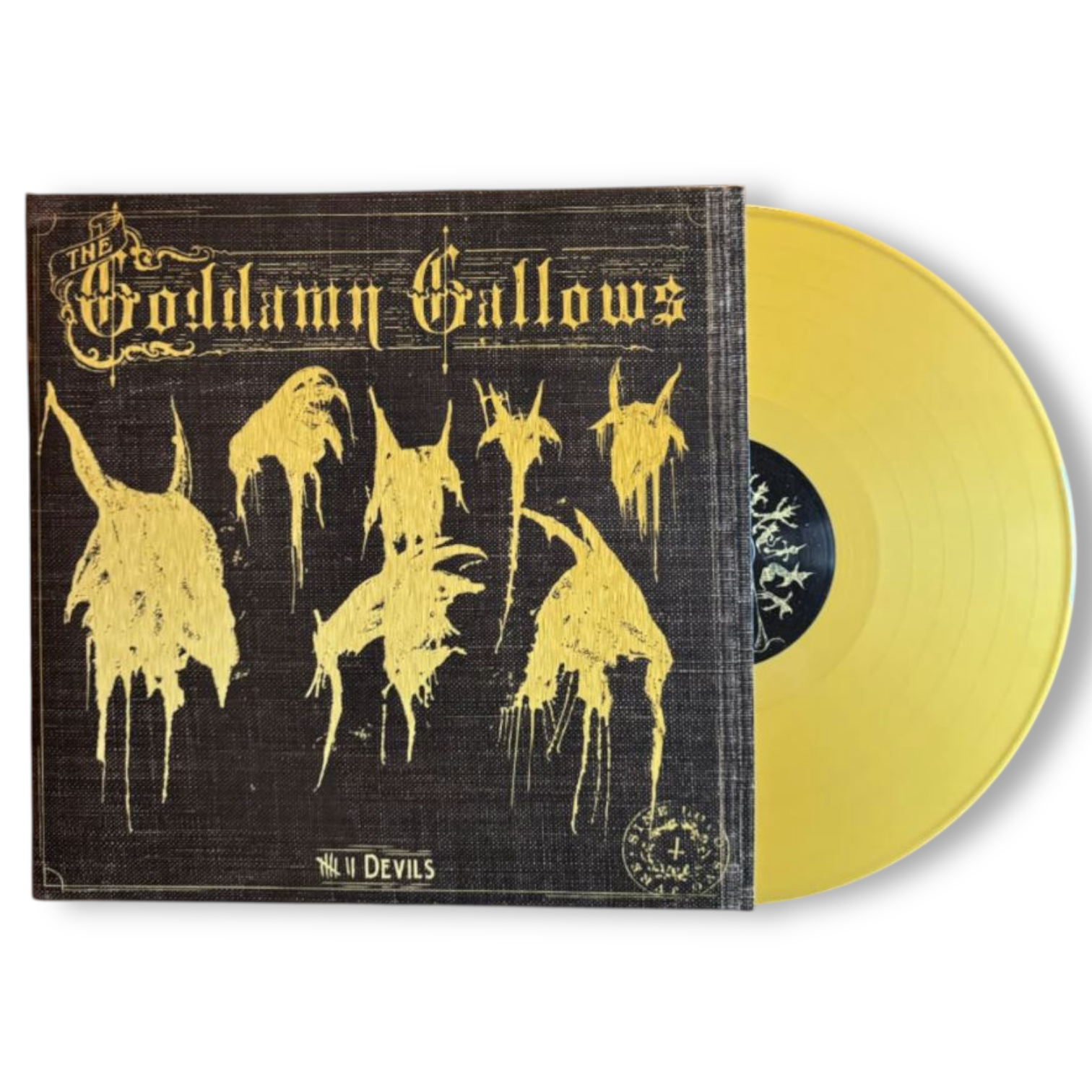 Goddamn Gallows 7 Devils Reissue GOLD VARIANT Vinyl w/ MIKEYS MISFORTUNE INCLUDED