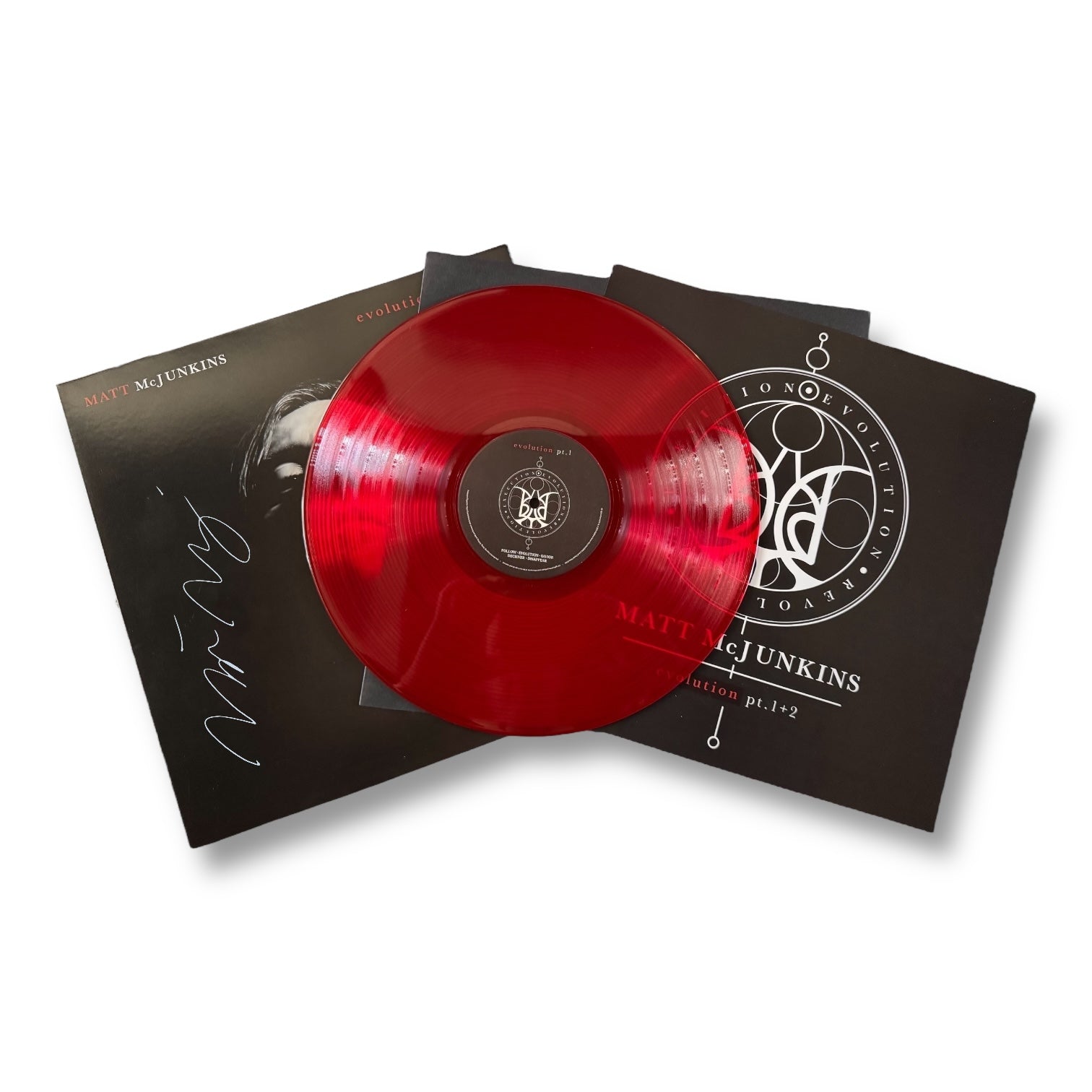 Matt McJunkins Evolution pt. 1+2 Vinyl (Transparent Red) Edition of 200