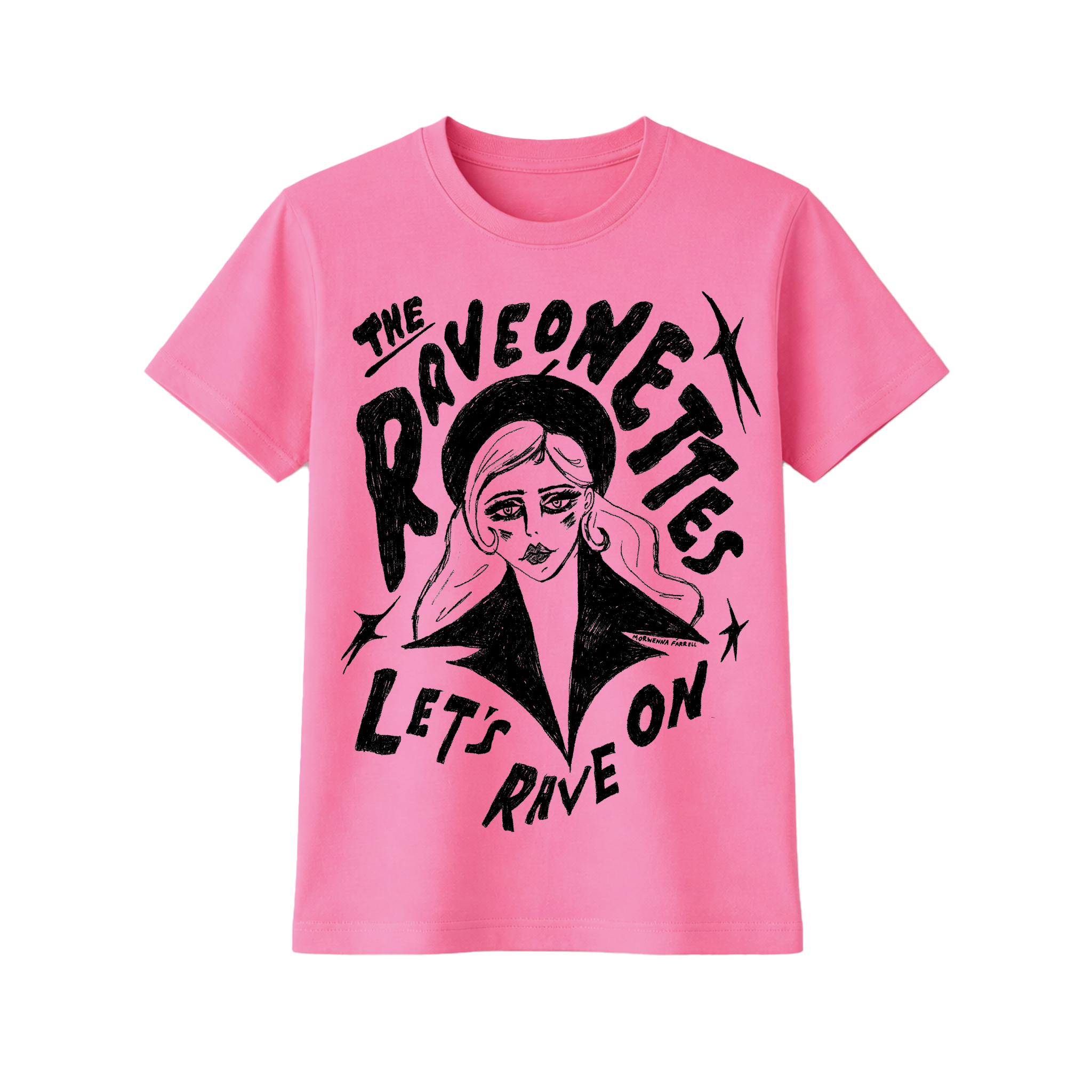 Raveonettes Let's Rave On Tee