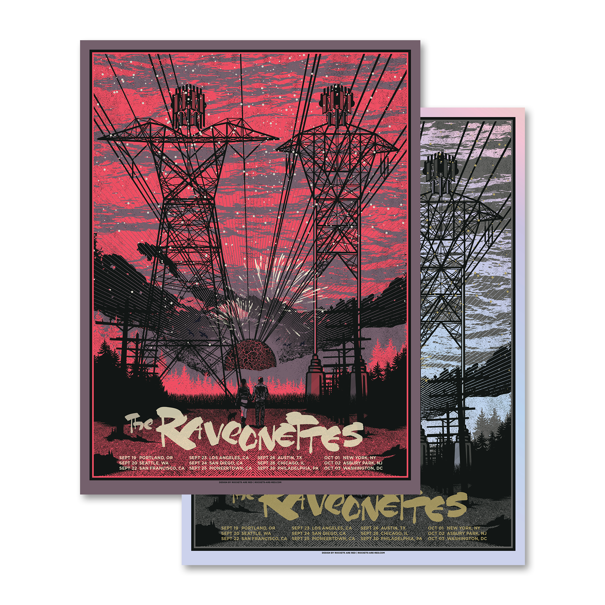 Raveonettes 2025 Tour Poster & Brothers Merchandise