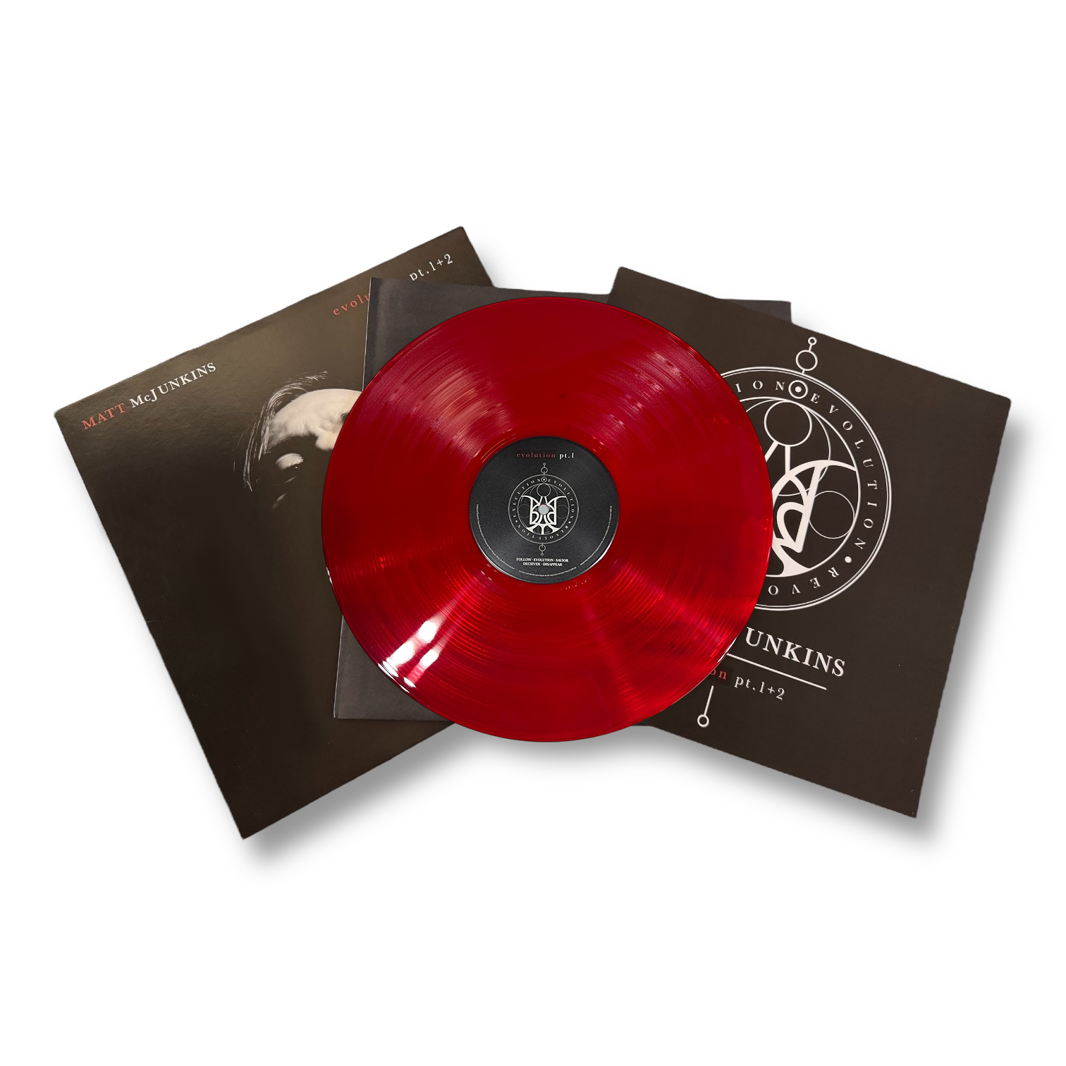 Matt McJunkins Evolution pt. 1+2 Vinyl (Transparent Red) Edition of 200