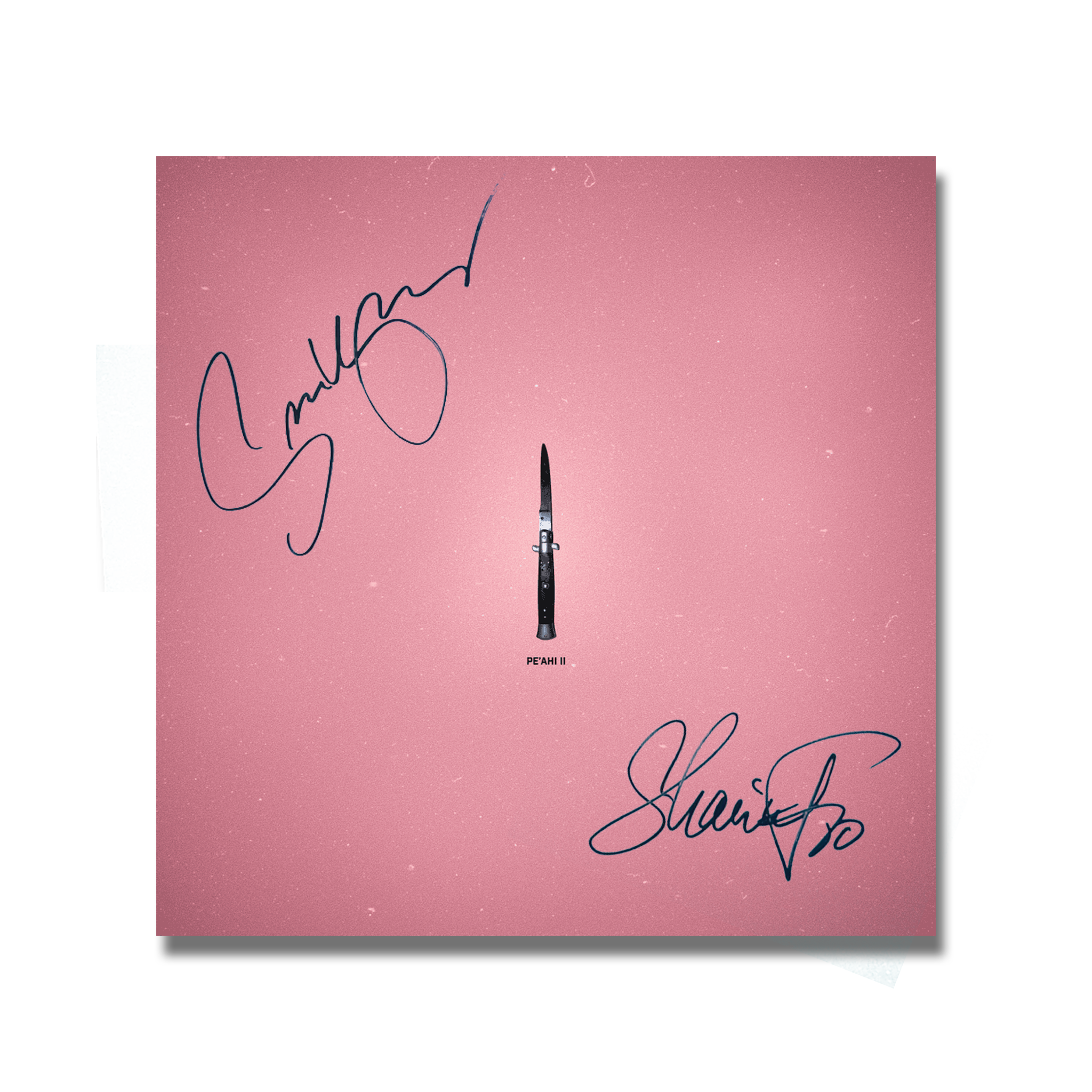Raveonettes PE'AHI II VINYL (Limited Edition Pink/Green Swirl) AUTOGRAPHED