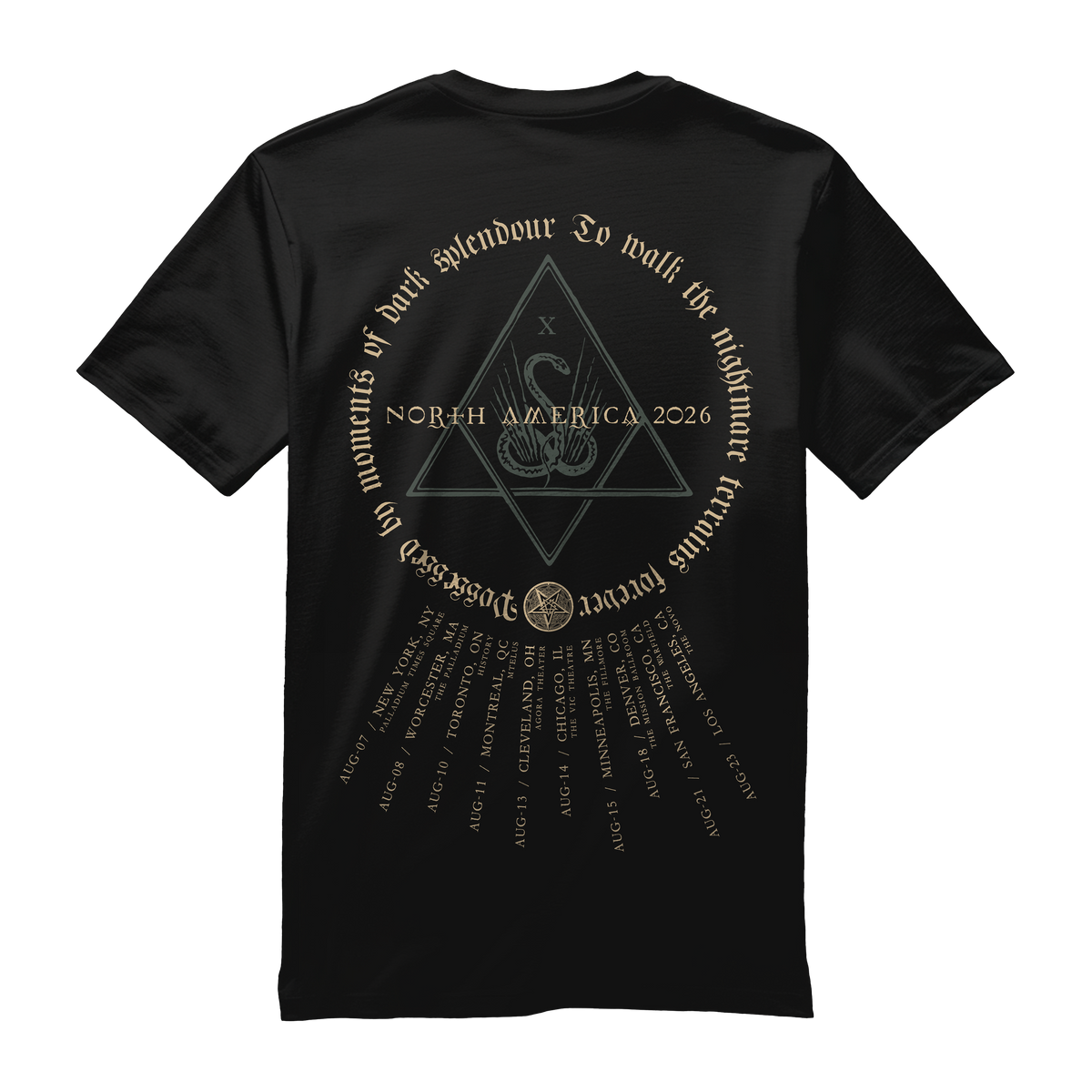 Dimmu Borgir Spiritual Tour Tee 2026